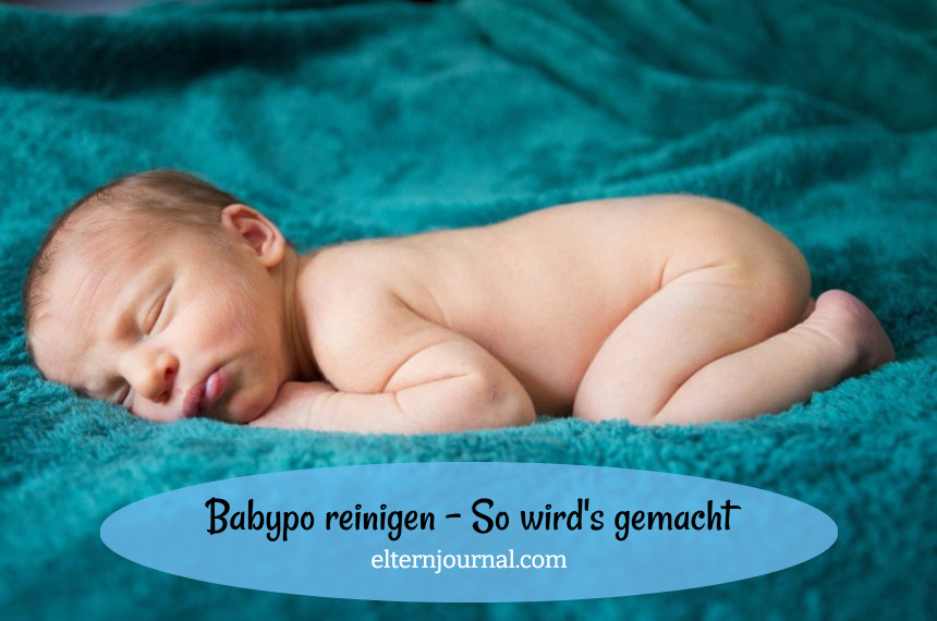 Babypo reinigen: So gelingt die Intimpflege im Windelbereich